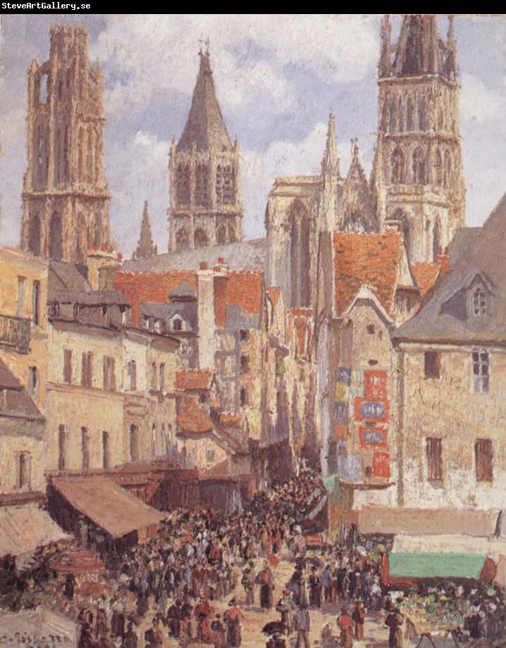 Camille Pissarro Rue de L-Epicerie,Rouen
